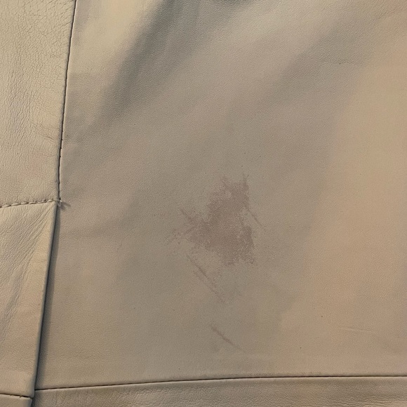 ASOS GENUINE LEATHER HIGH WASIT PENCIL SKIRT - Picture 8 of 9